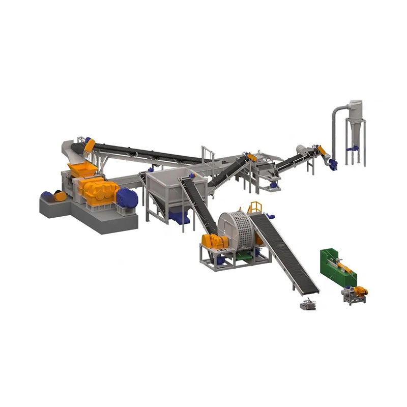 Elhasznált gumiabroncs-újrahasznosító gép