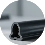 Gumi/szilikon extruder gép